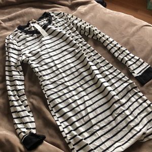 Midi Length Stripe Tshirt dress